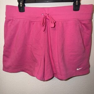 Nike Women’s Pink Dri-Fit Cotton Lounge Shorts